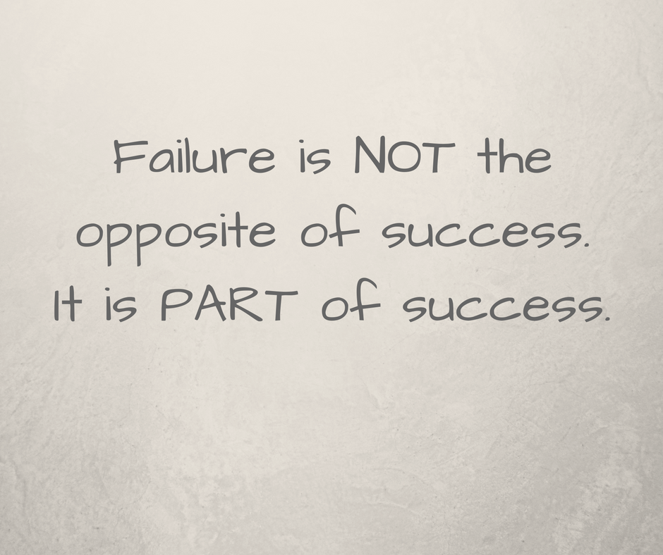When can failure be a success?